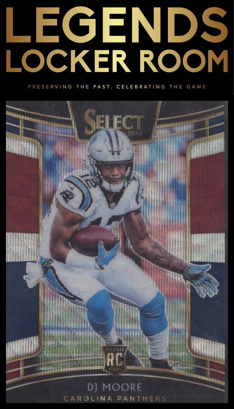 2018 Panini Select #84 DJ Moore Tri-Color Prizm #/199