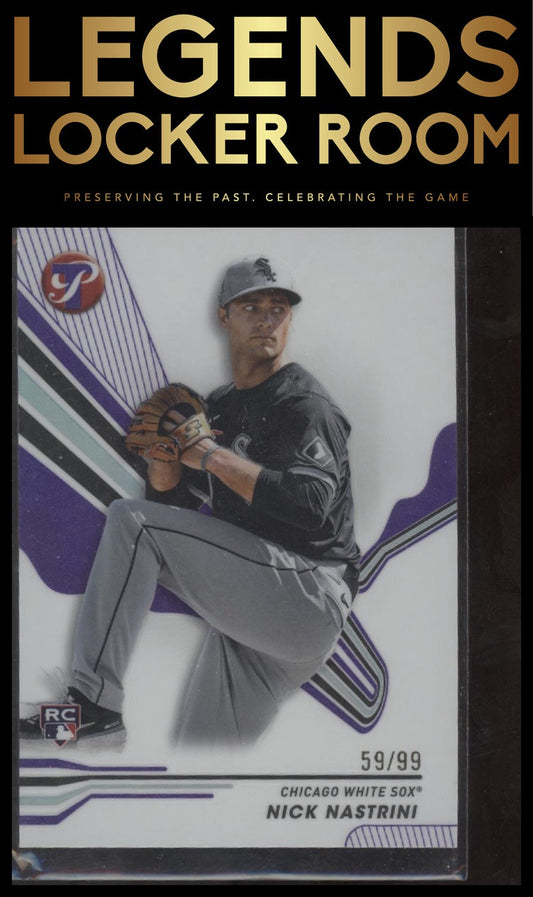 2024 Topps Pristine #2 Nick Nastrini Purple Refractors #/99