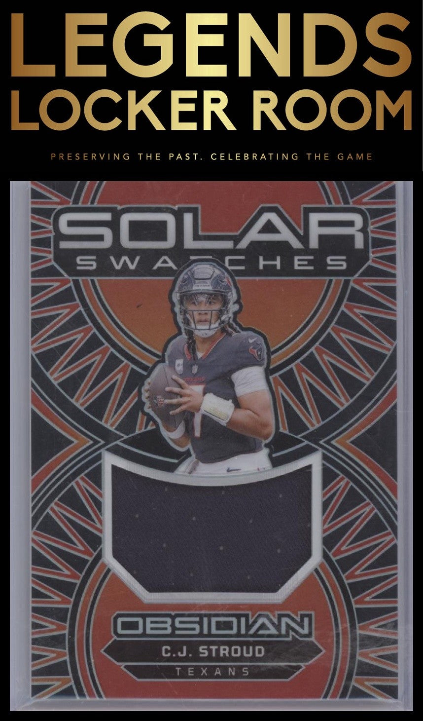 2024 Panini Obsidian - Solar Swatches #18 C.J. Stroud