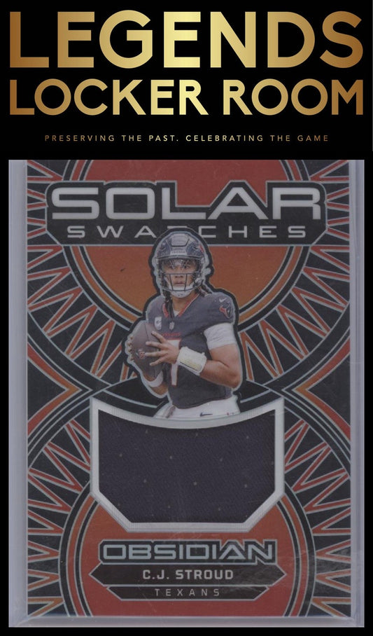 2024 Panini Obsidian - Solar Swatches #18 C.J. Stroud