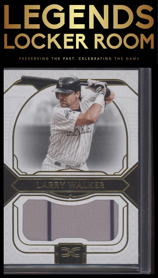 2024 Topps Definitive Collection Larry Walker Jumbo Relic Collection /50