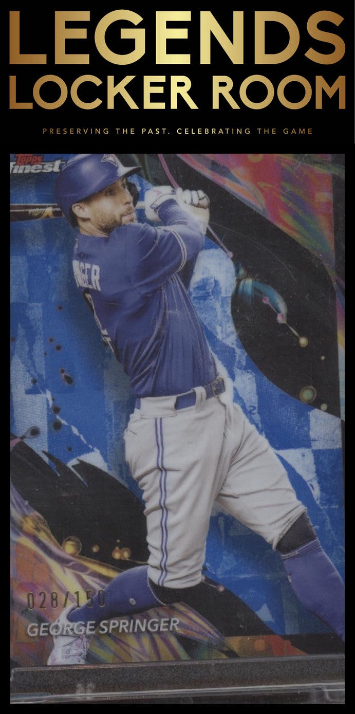 2024 Finest #191 George Springer Blue Refractors #/150