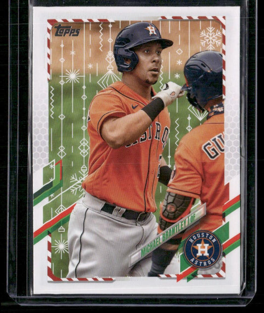 2021 Topps Holiday #HW69 Michael Brantley