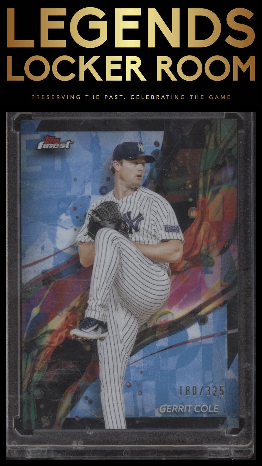 2024 Finest #80 Gerrit Cole Sky Blue Refractors #/325