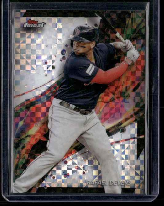 2024 Finest #20 Rafael Devers Checkerboard Refractors