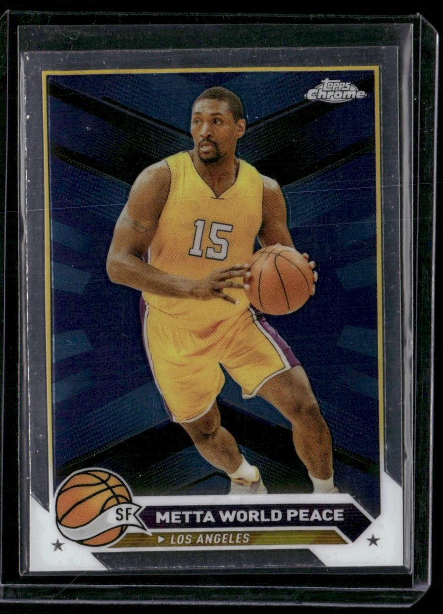 2023-24 Topps Chrome #13 Metta World Peace