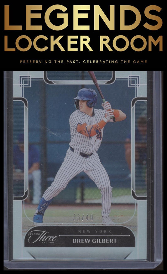 2024 Panini Three and Two #62 Drew Gilbert Holo Silver #/49
