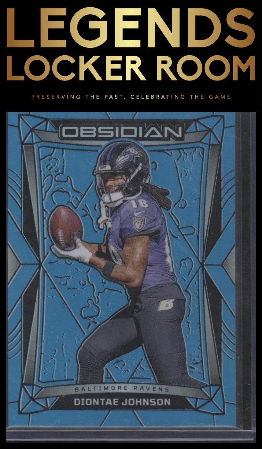 2024 Panini Obsidian Diontae Johnson Base Blue /25
