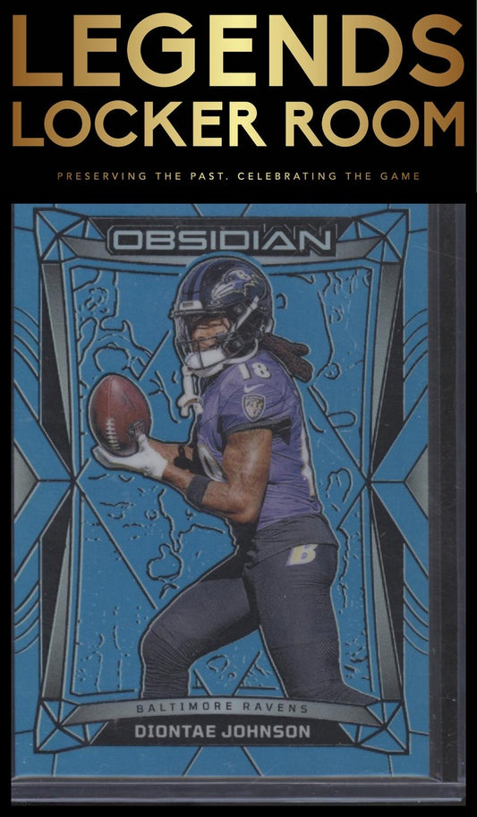 2024 Panini Obsidian Diontae Johnson Base Blue /25