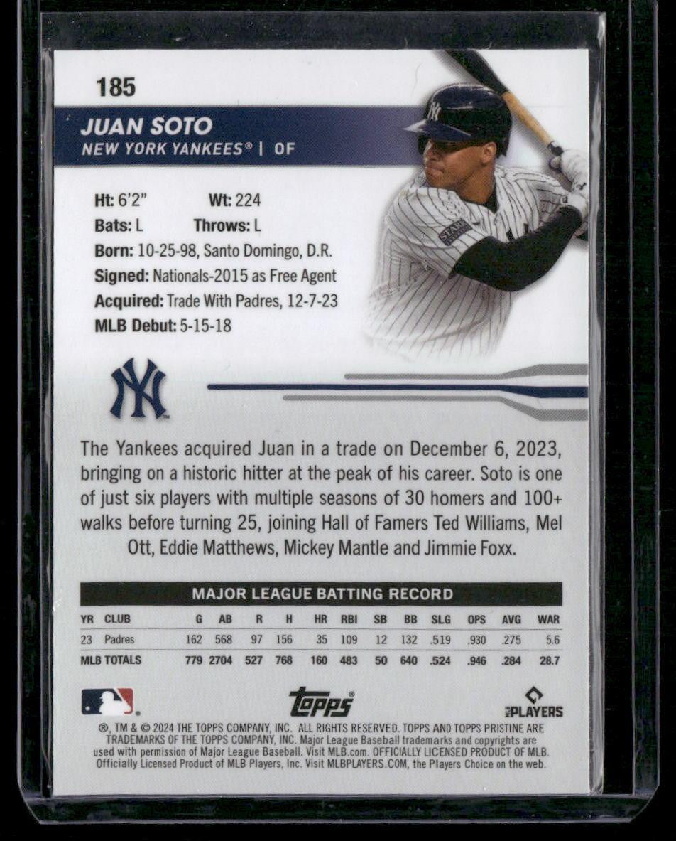 2024 Topps Pristine #185 Juan Soto