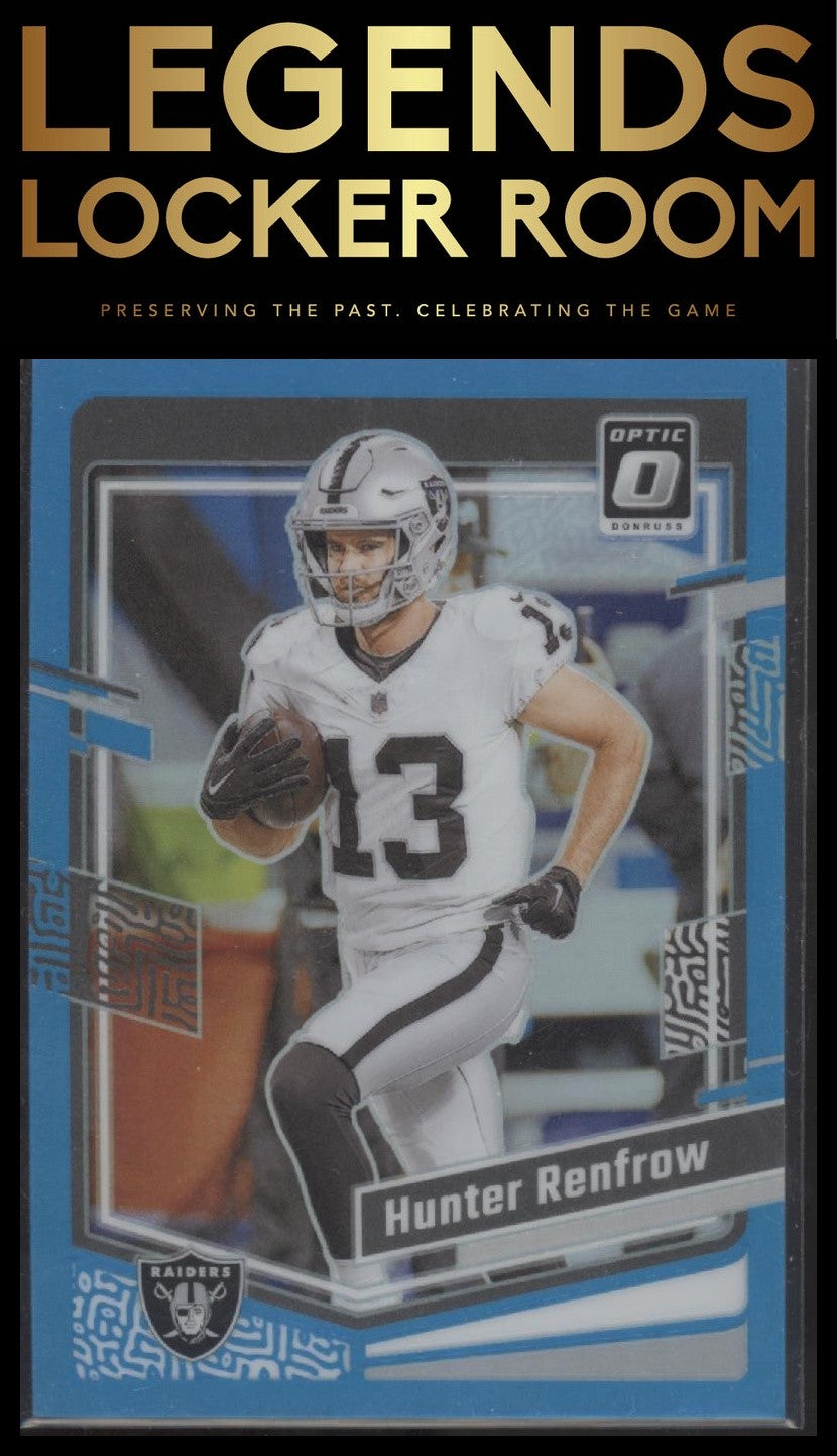 2023 Donruss Optic #97 Hunter Renfrow Aqua #/299