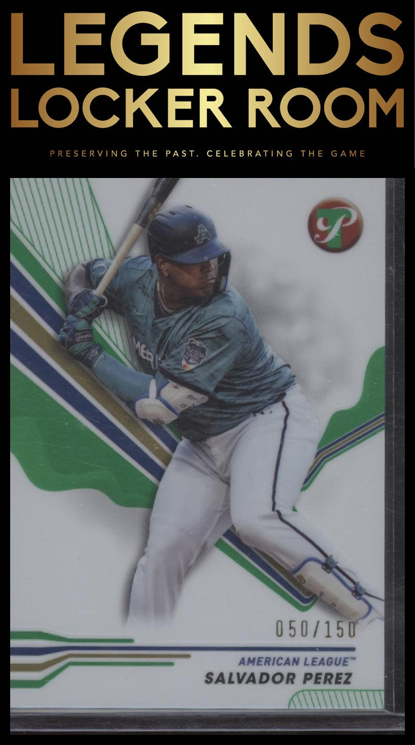 2024 Topps Pristine #278 Salvador Perez Green Refractors #/150