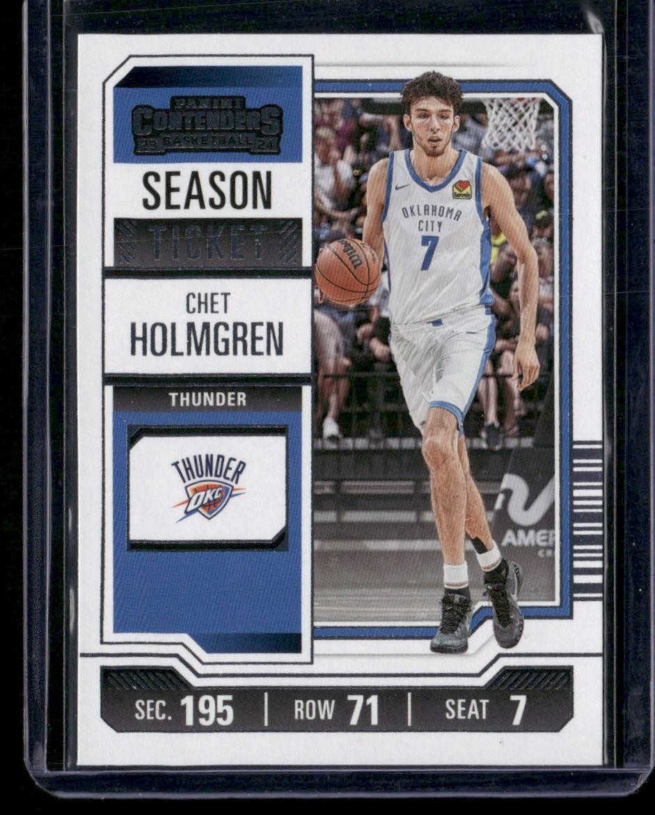 2023-24 Panini Contenders #33 Chet Holmgren Season Ticket Retail