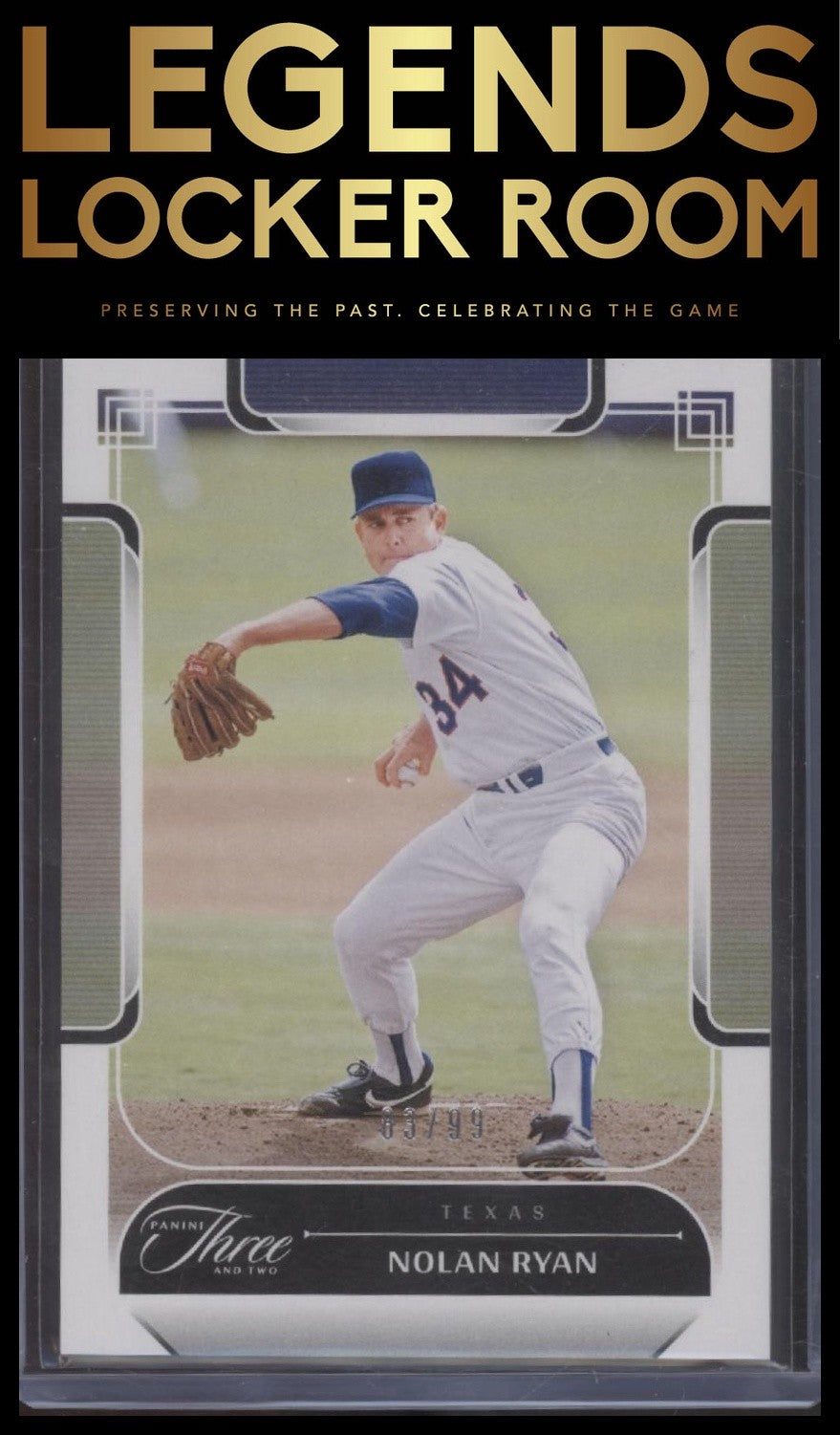 2024 Panini Three and Two #8 Nolan Ryan #/99