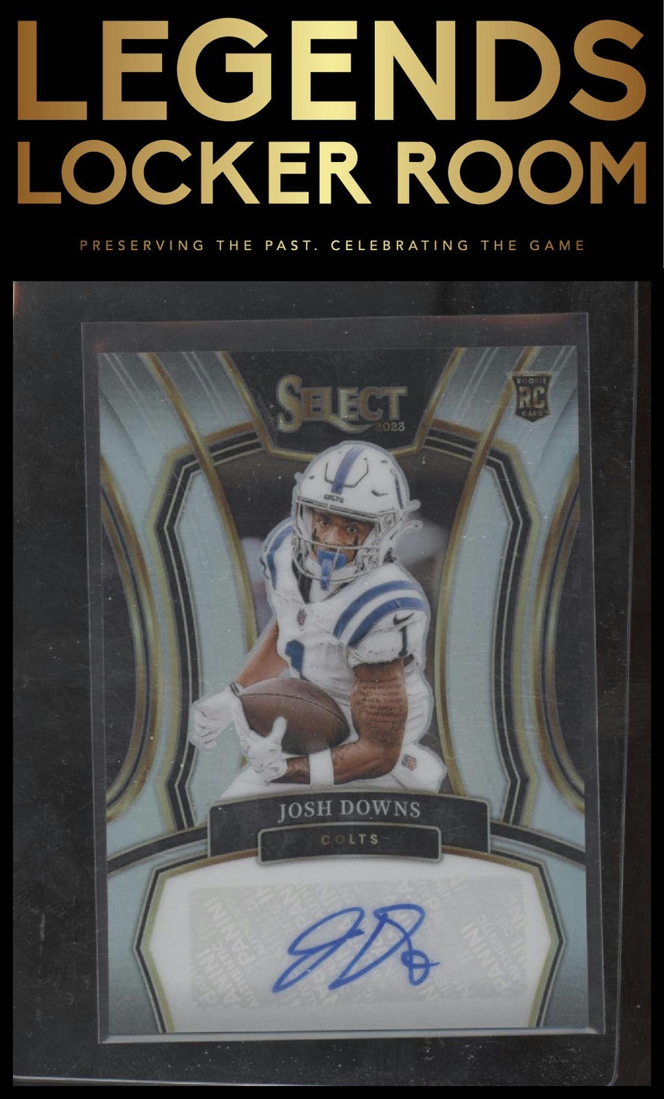 2023 Panini Select #RSI-JDO Josh Downs Rookie Signatures Prizm #/199