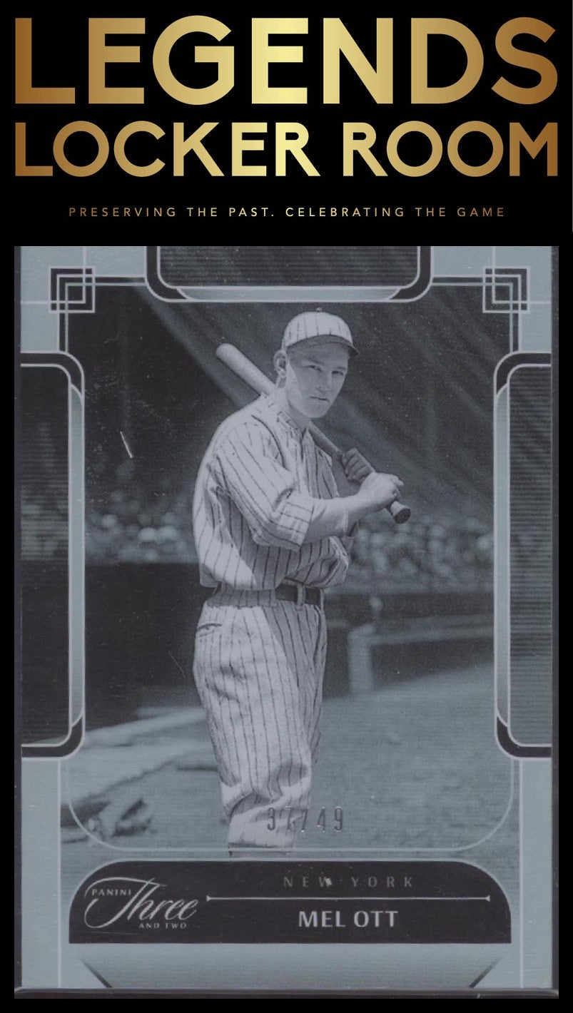 2024 Panini Three and Two #86 Mel Ott Holo Silver #/49