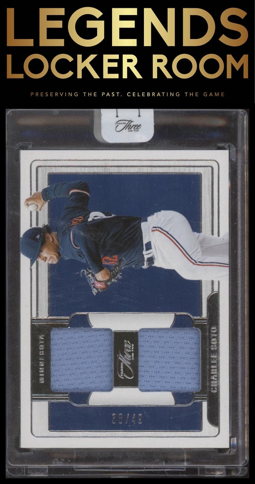 CHARLEE SOTO 2024 PANINI THREE AND TWO DUAL PATCH /49