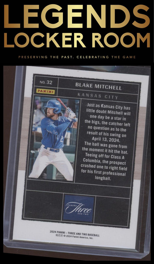 2024 Panini Three and Two #32 Blake Mitchell #/99