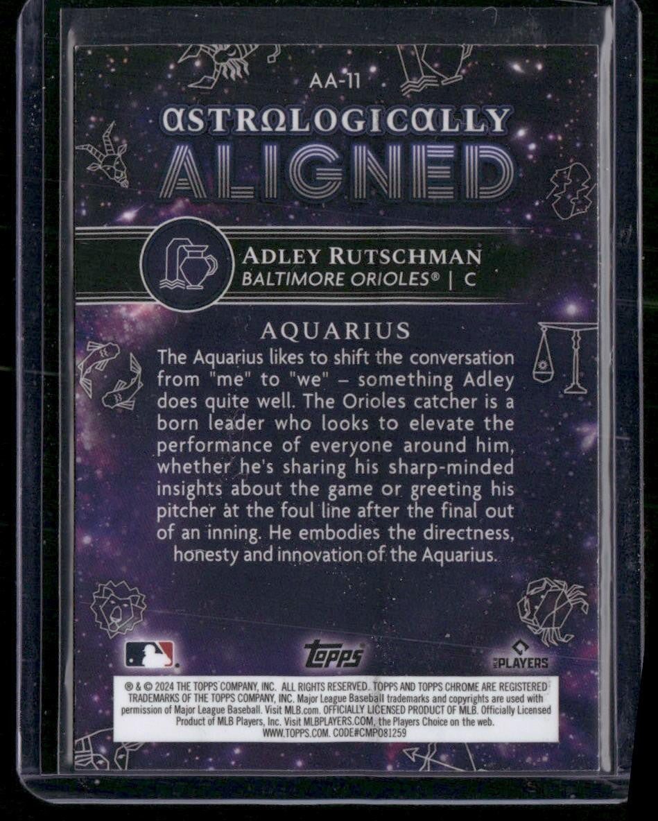 2024 Topps Chrome Cosmic #AA-11 Adley Rutschman Astrologically Aligned