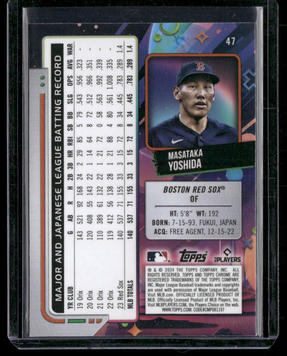 2024 Topps Chrome Cosmic #47 Masataka Yoshida