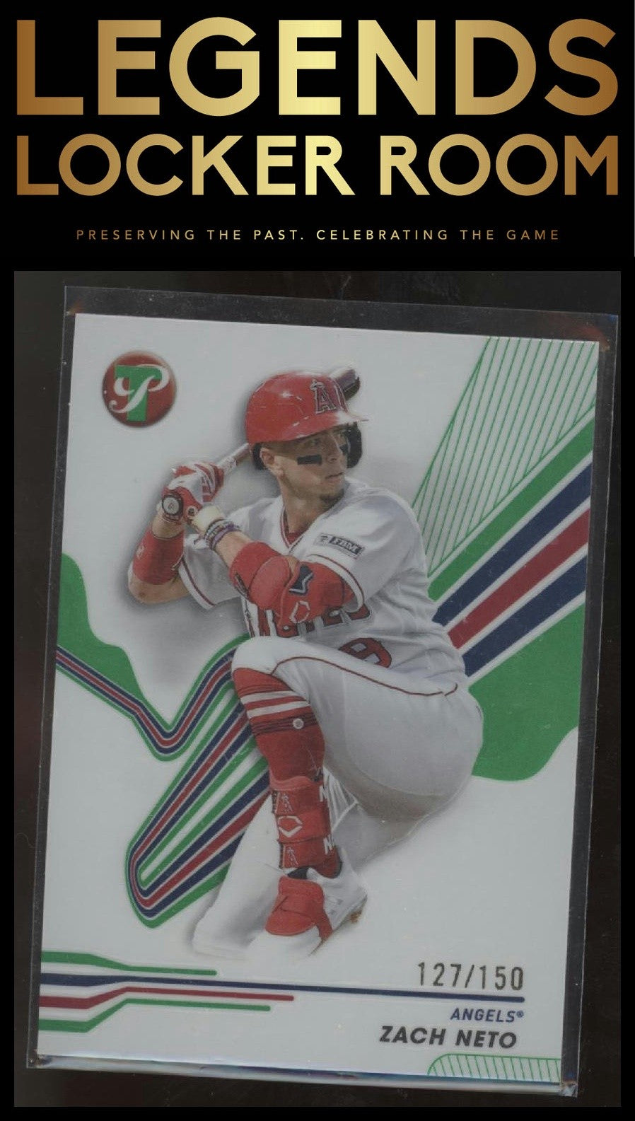 2024 Topps Pristine #44 Zach Neto Green Refractors #/150