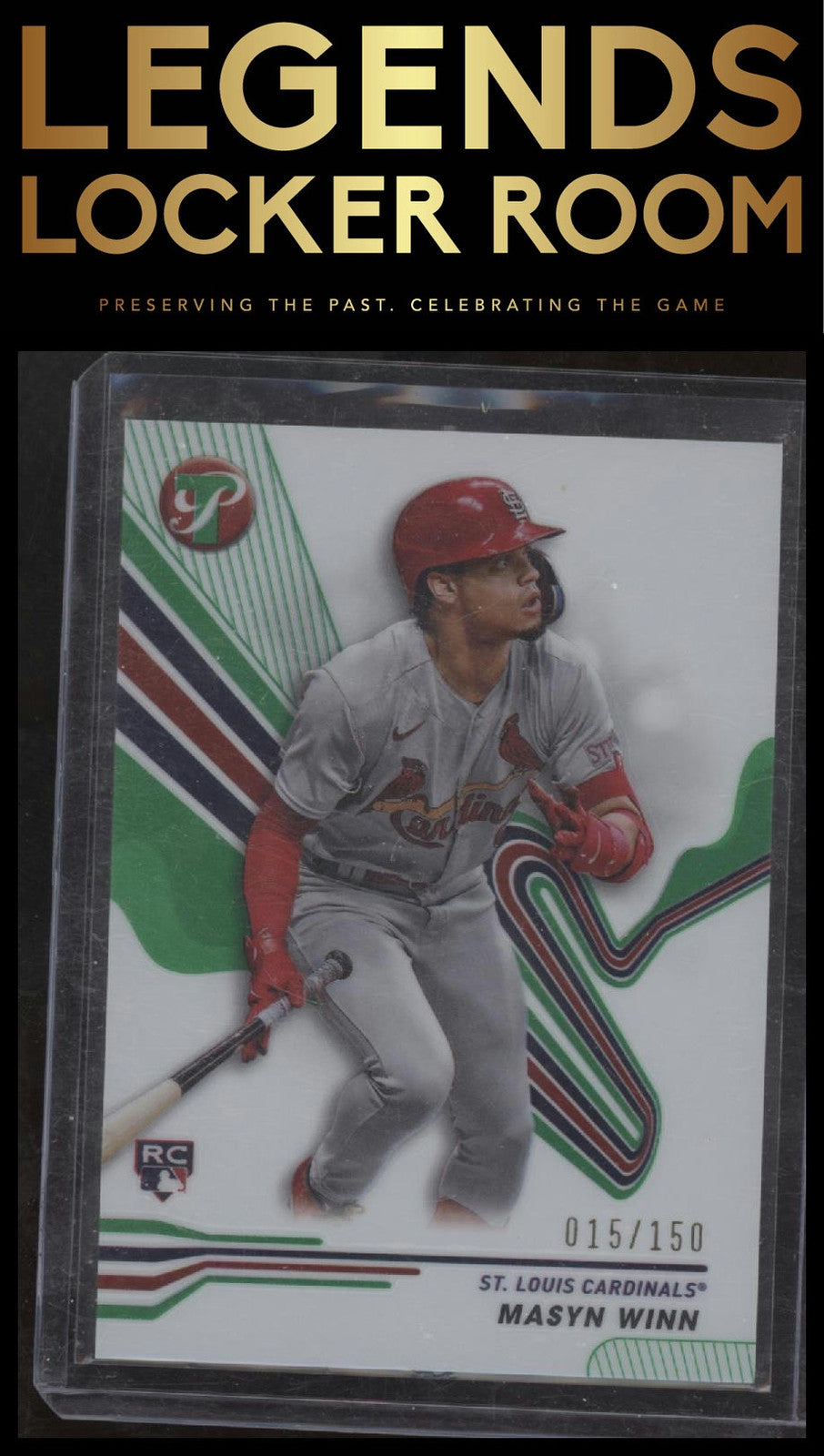 2024 Topps Pristine #231 Masyn Winn Green Refractors #/150