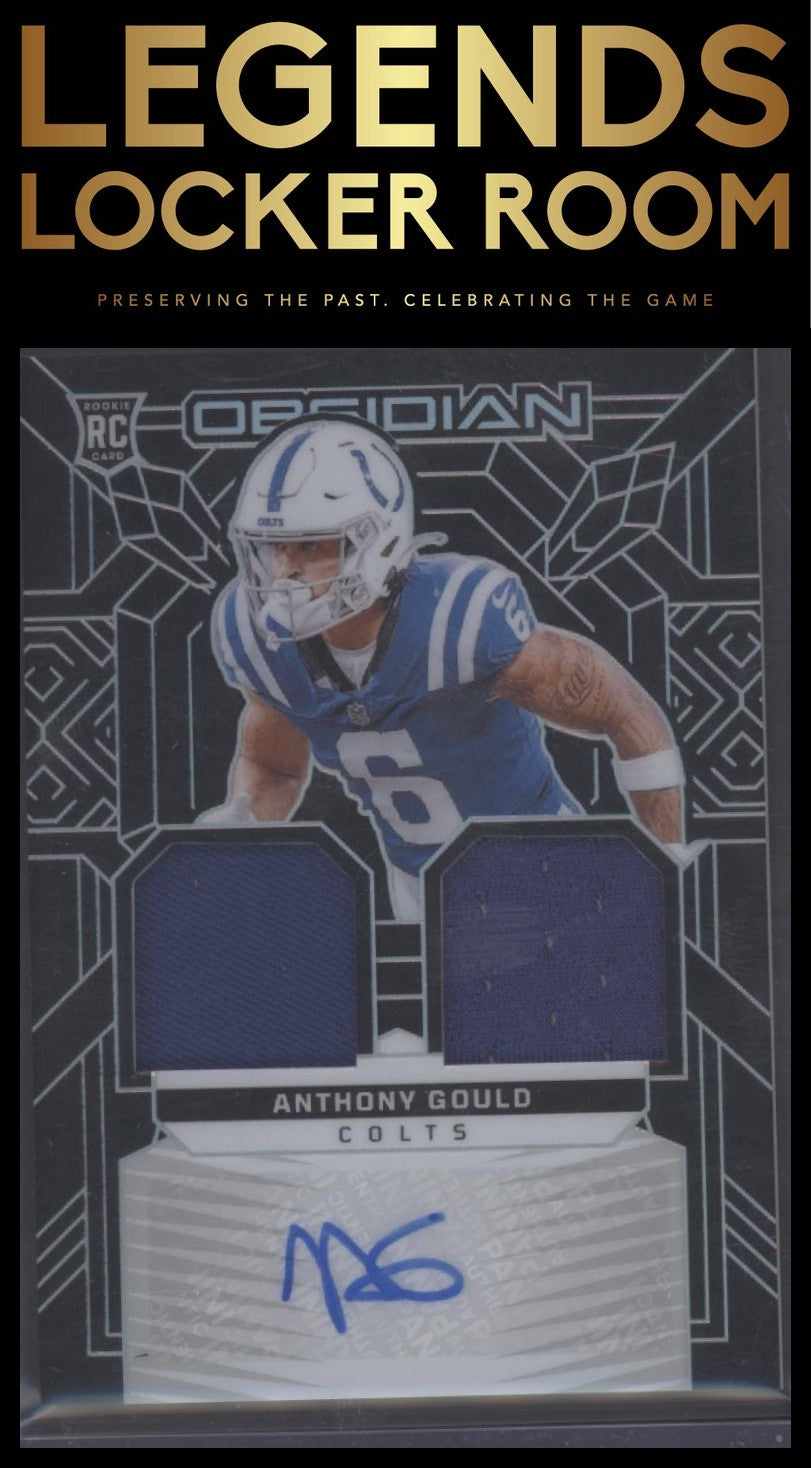 2024 Panini Obsidian Anthony Gould Rookie Material Ink /299
