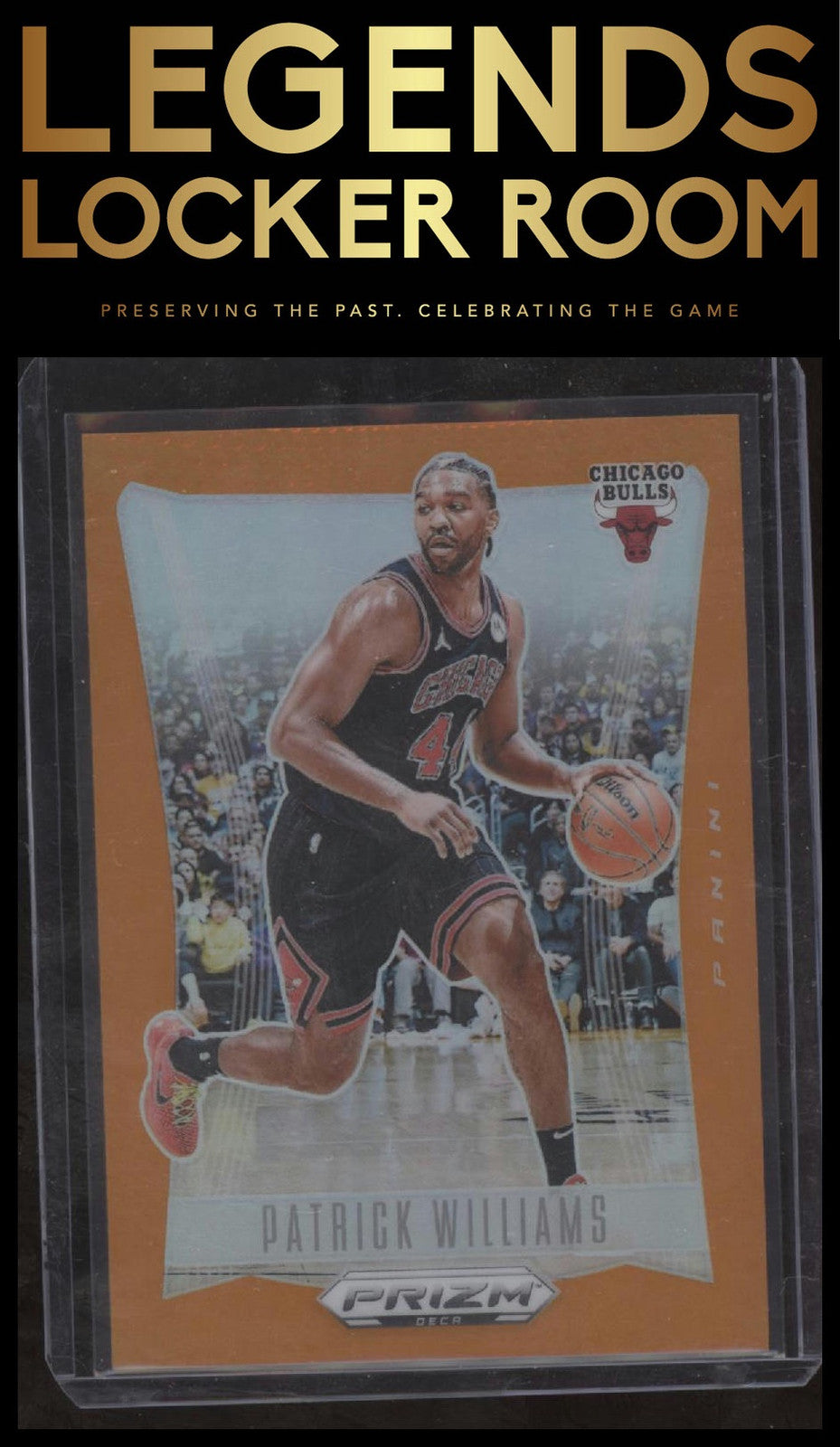 2023-24 Panini Prizm Deca #69 Patrick Williams Prizms Orange #/49