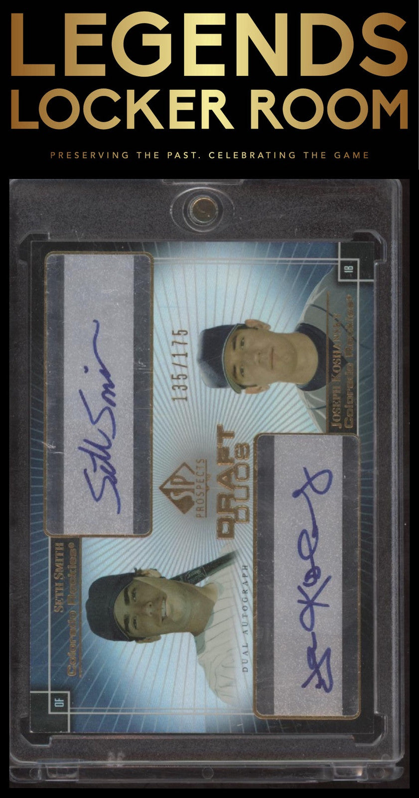 2004 SP Prospects Seth Smith / Joseph Koshansky Draft Dual Autographs #/175
