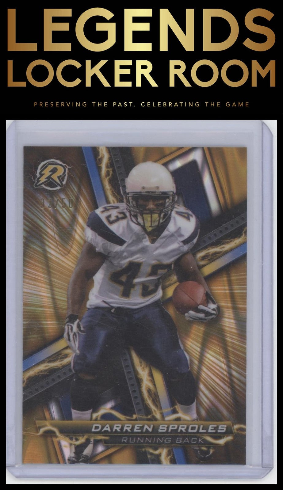 2023 Topps Composite #77 Darren Sproles Resurgence Gold Power Surge #/50