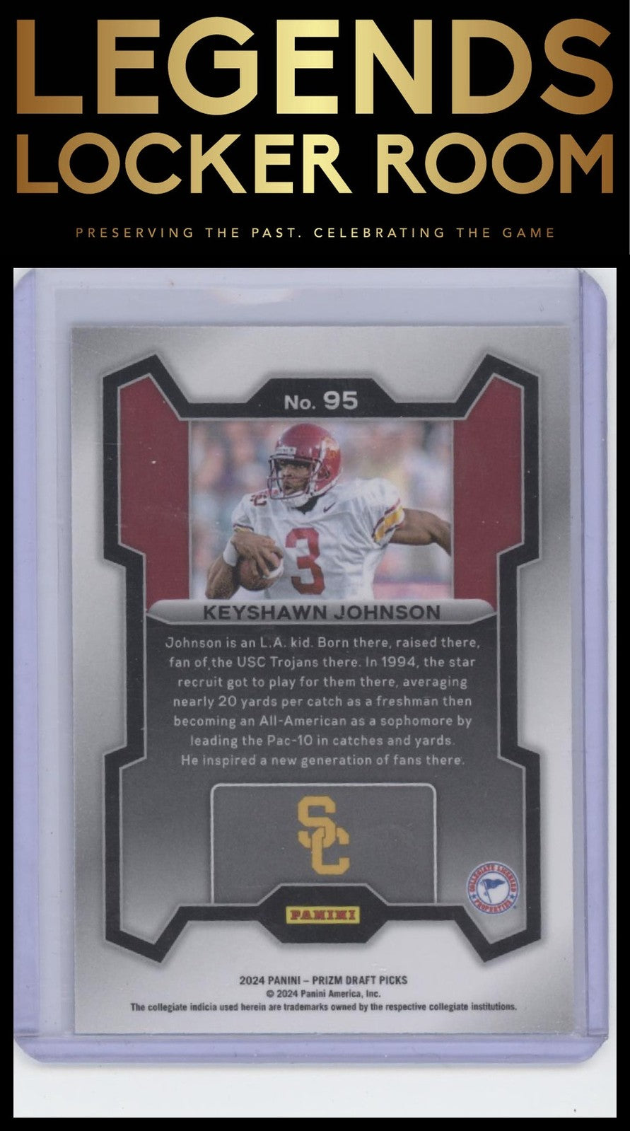 2024 Panini Prizm Draft Picks #95 Keyshawn Johnson