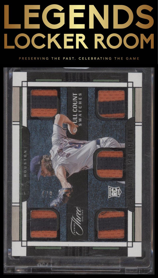 2024 Panini Three And Two #5/8 Full Count Swatches Spencer Arrighetti RC