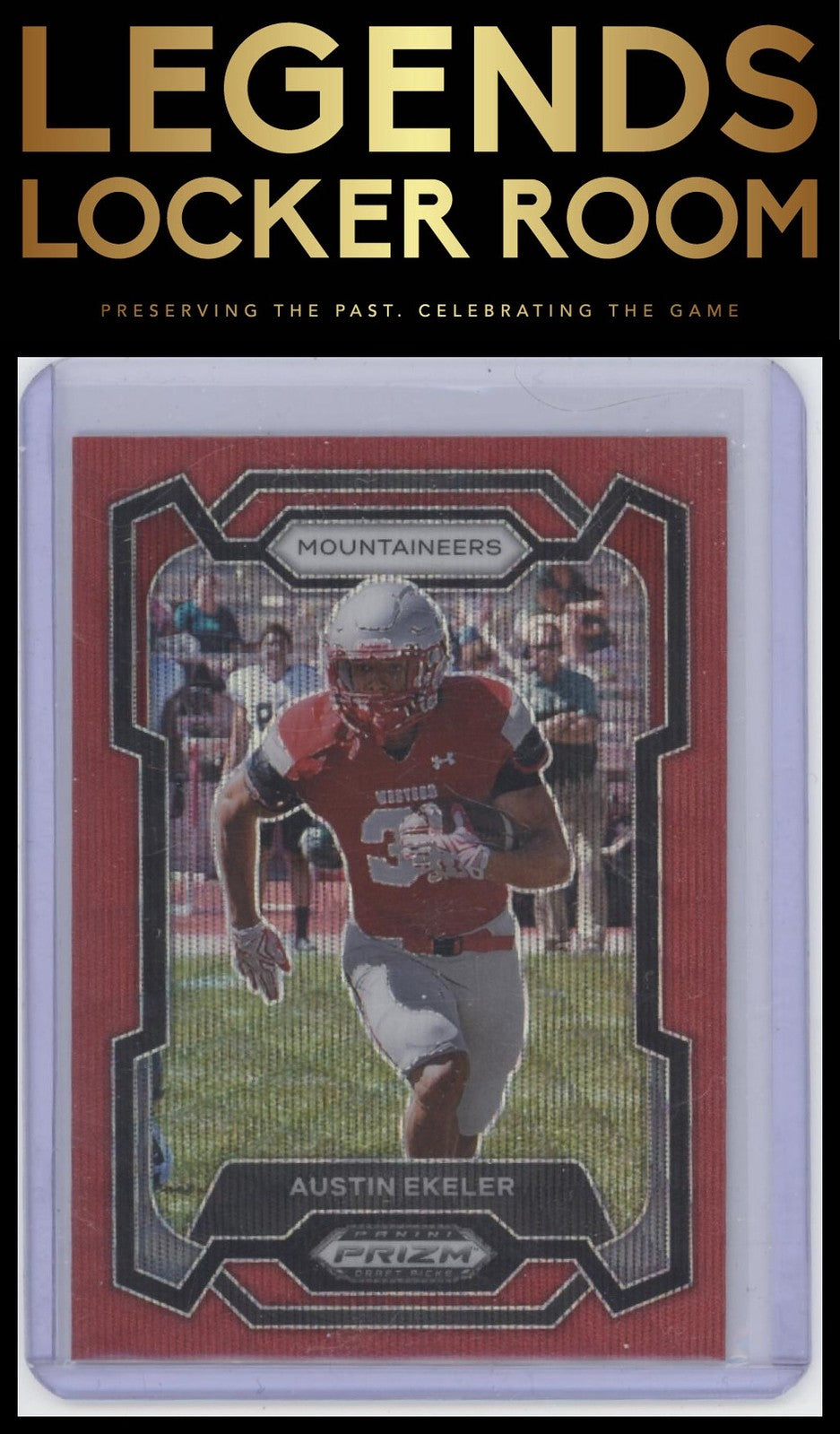 2024 Panini Prizm Draft Picks #70 Austin Ekeler Ruby Wave