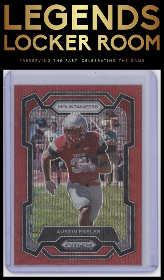 2024 Panini Prizm Draft Picks #70 Austin Ekeler Ruby Wave