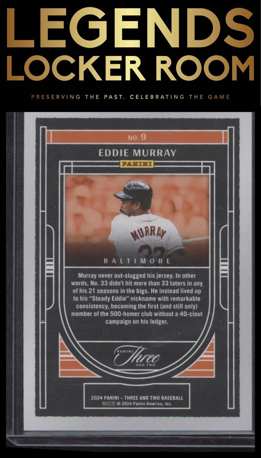 2024 Panini Three and Two #9 Eddie Murray Going Yard #/99