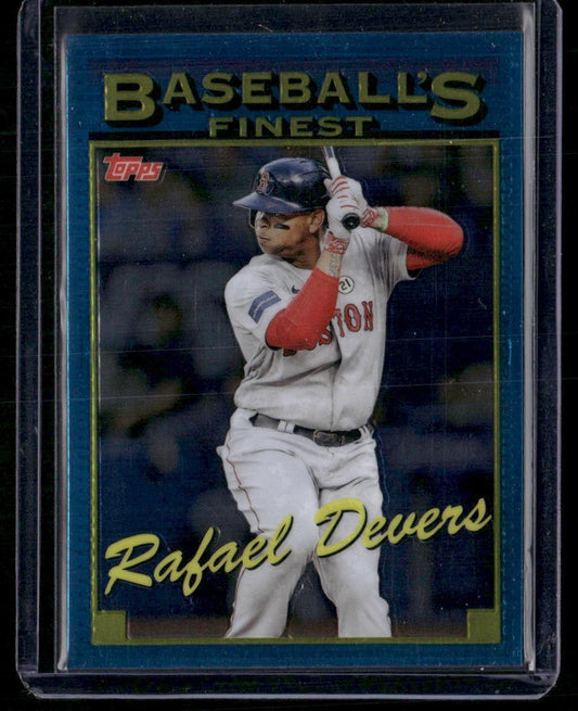 2024 Finest #93-2 Rafael Devers What If... 1993 Finest Prototypes