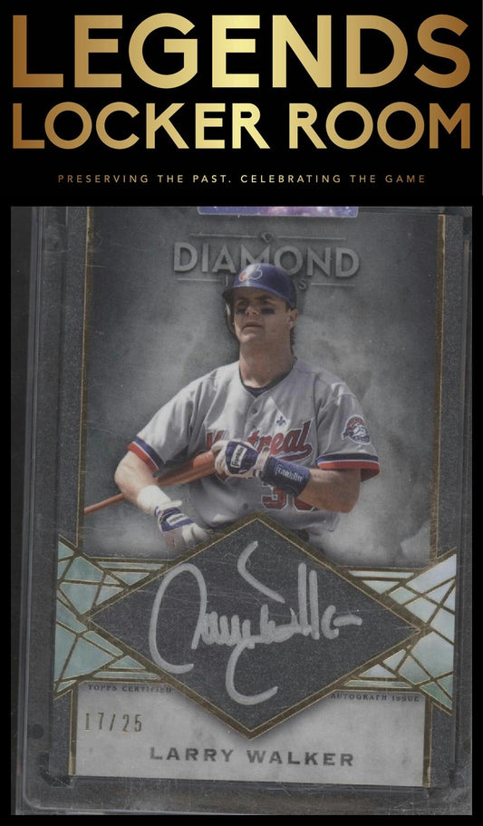 2022 Topps Diamond Icons - Silver Ink Autographs #SI-LW Larry Walker #/25