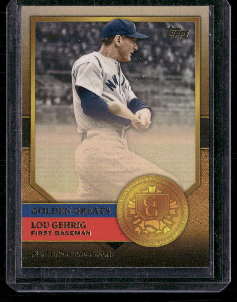 2012 Topps #GG-4 Lou Gehrig Golden Greats