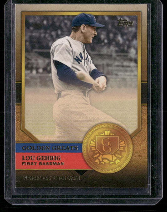 2012 Topps #GG-4 Lou Gehrig Golden Greats
