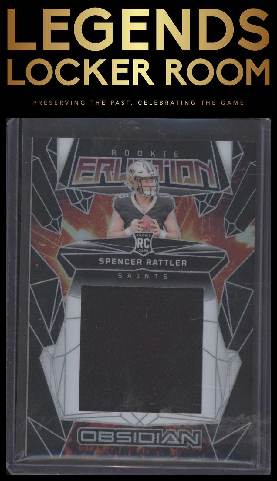 2024 Panini Obsidian - Rookie Eruption Materials #43 Spencer Rattler