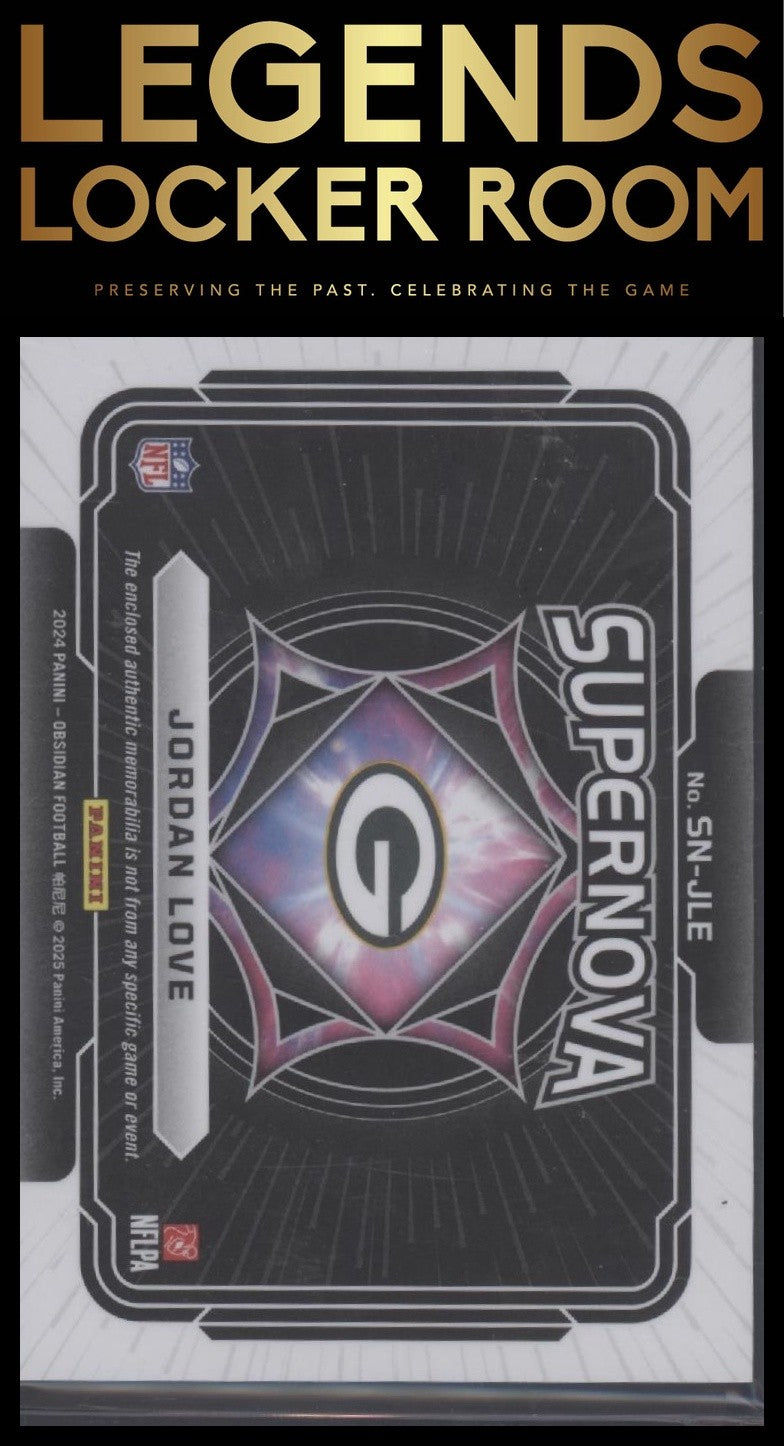 2024 Panini Obsidian - Supernova Swatches #15 Jordan Love