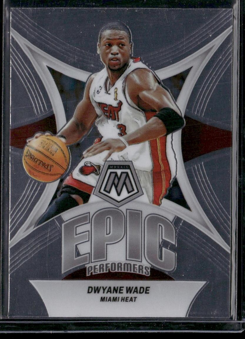 2023-24 Panini Mosaic #17 Dwyane Wade Epic Performers