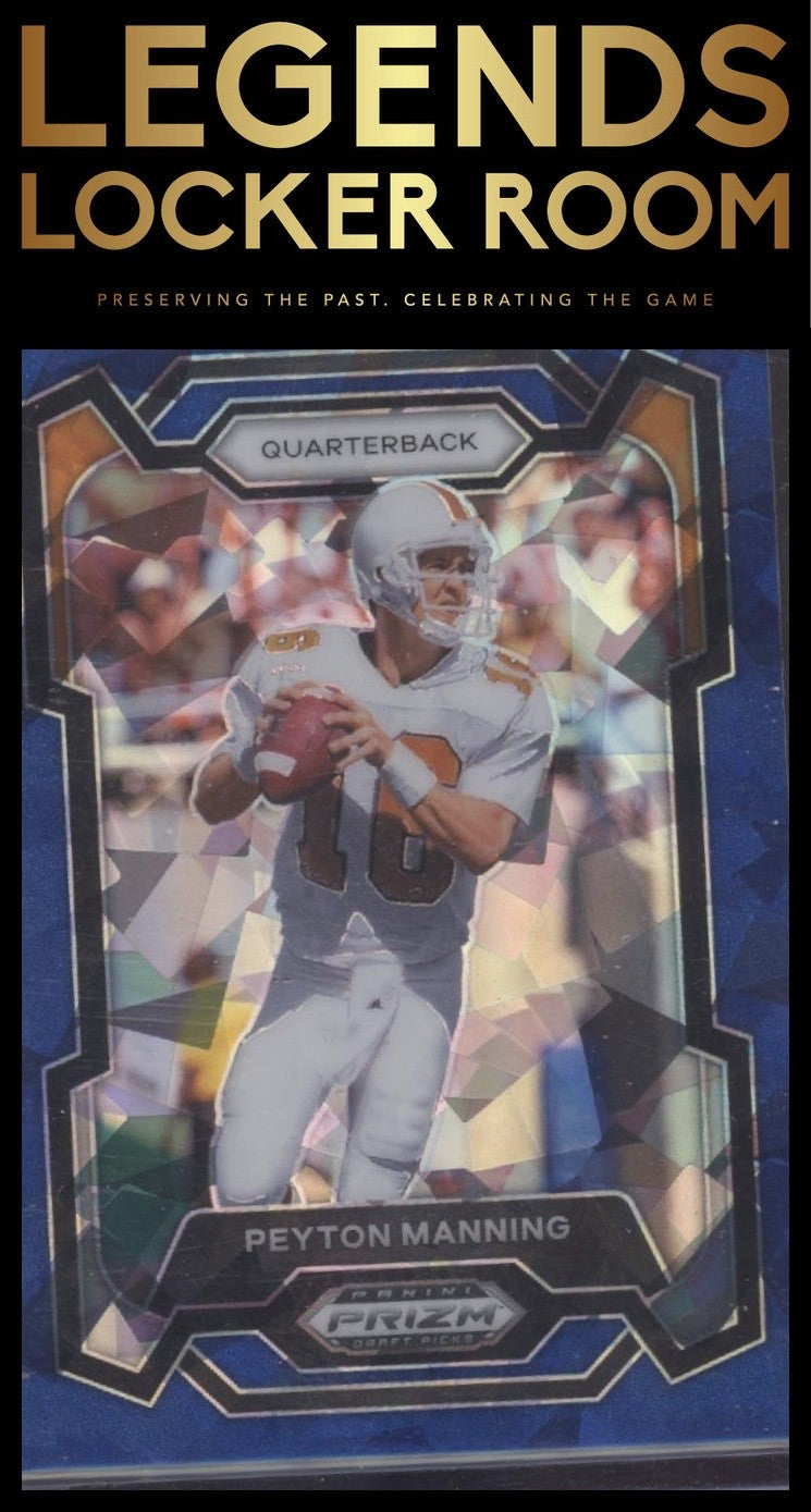 2024 Panini Prizm Draft Picks #54 Peyton Manning Blue Ice #/99