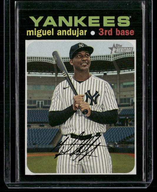 2020 Topps Heritage #551 Miguel Andujar