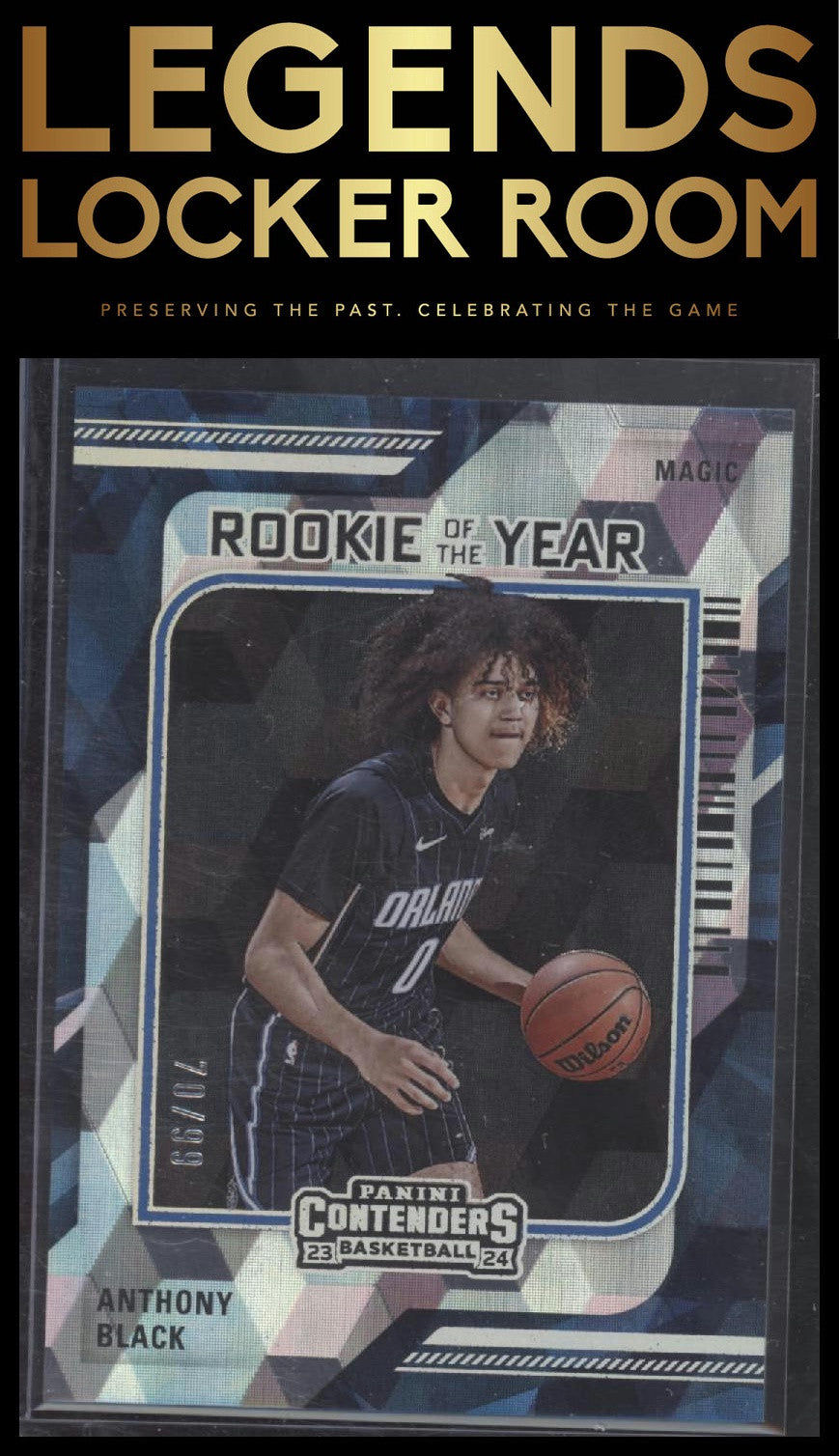 2023-24 Panini Contenders Anthony Black Rookie of the Year Playoff Edition #/99