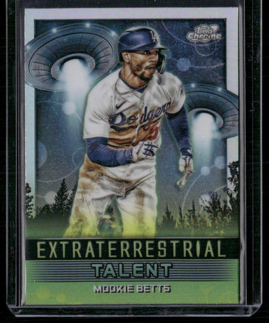 2024 Topps Chrome Cosmic #ET-12 Mookie Betts Extraterrestrial Talent