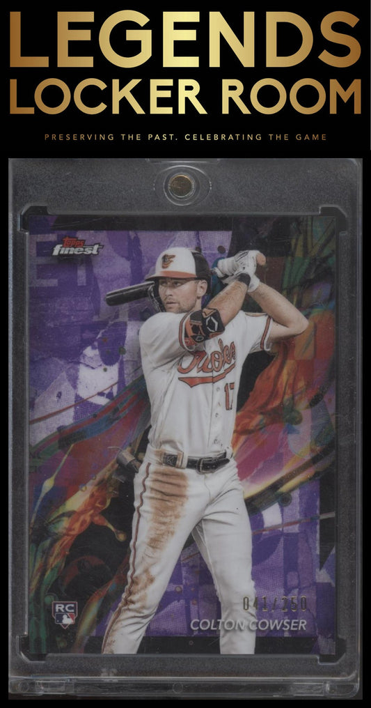 2024 Finest #79 Colton Cowser Purple Refractor #/250