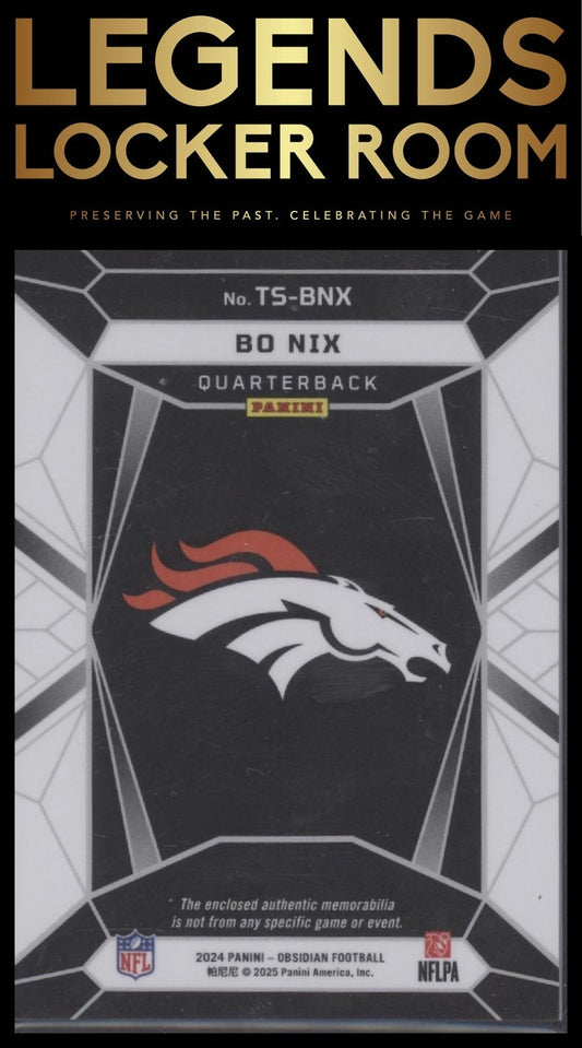 2024 Panini Obsidian - Trifecta Swatches #5 Bo Nix