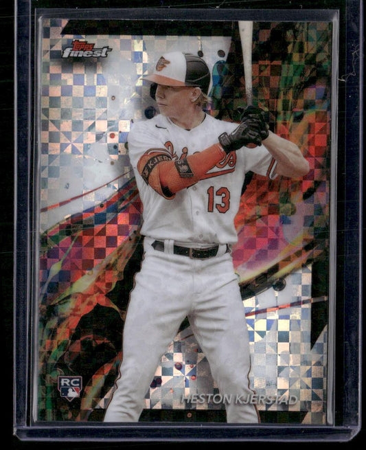 2024 Finest #43 Heston Kjerstad Checkerboard Refractor