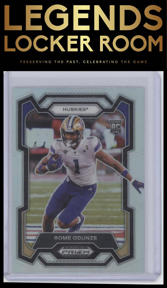 2024 Panini Prizm Draft Picks #111 Rome Odunze Silver
